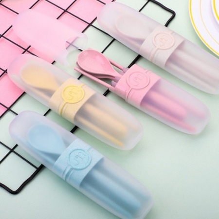 휴대용 수저집 포크 숟가락 젓가락 세트 케이스 캠핑 소풍 답례품 여행자취 #2