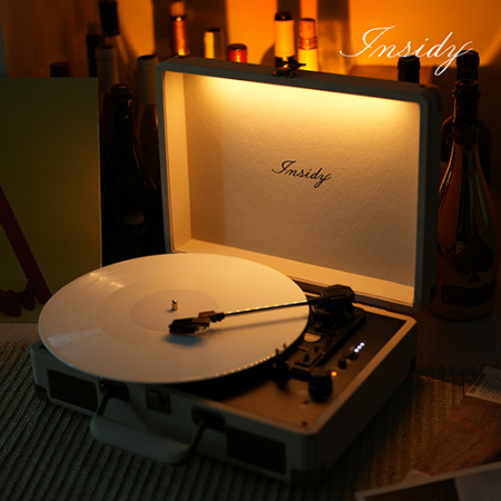 인사이디 조명 무드등 블루투스 LP 턴테이블 스피커 IBT-Retro LED #5