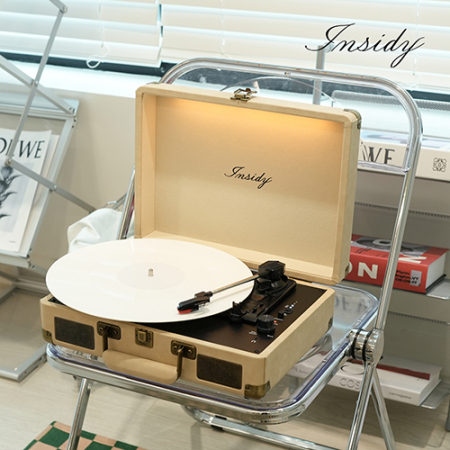 인사이디 조명 무드등 블루투스 LP 턴테이블 스피커 IBT-Retro LED #7