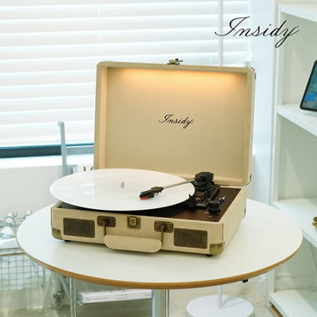 인사이디 조명 무드등 블루투스 LP 턴테이블 스피커 IBT-Retro LED #2