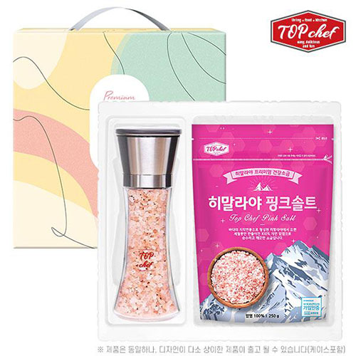 탑셰프 스텐 롱 통후추 그라인더 핑크솔트 본품, 리필 구성 택 1 #4