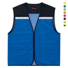 매직 T/C 브이넥 망사 조끼 LD 23 단체 행사 작업 안전 유니폼 V넥