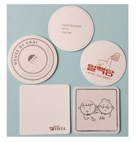 뉴 드림 종이컵받침 90 (1도인쇄) #2