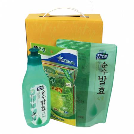 주방용품세트 N-B (참그린 주방세제 용기+참그린 주방세제 리필+아크릴 수세미) #2