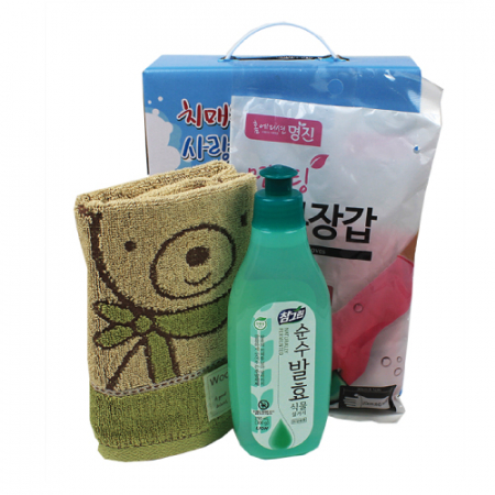 치매 주방용품 세트 G, 주방타올 + 주방세제 + 고무장갑 #2