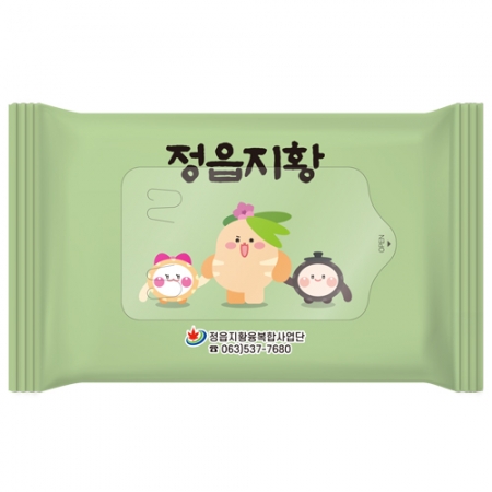 소량 비닐독판 생분해 물티슈10매 (60gsm엠보) #2