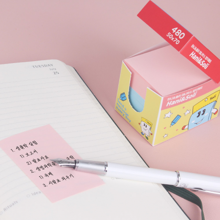 하니솔이 메모함 미니복사용지 점착메모지 #3