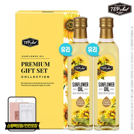 탑셰프 해바라기유 500ml 2P 2종 #2