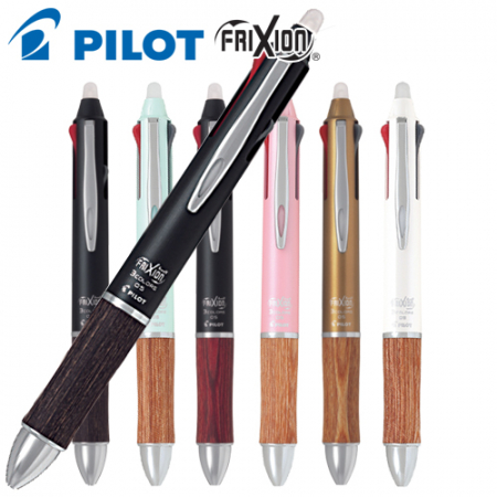 파이롯트 지워지는 프릭션 우드 3색 볼펜 0.5mm #3