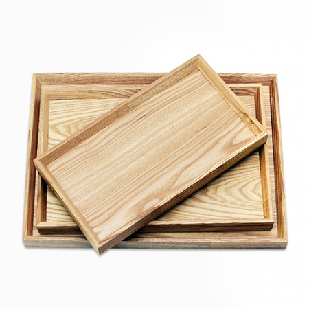 우드 무늬목 직사쟁반 (소) 1P #4