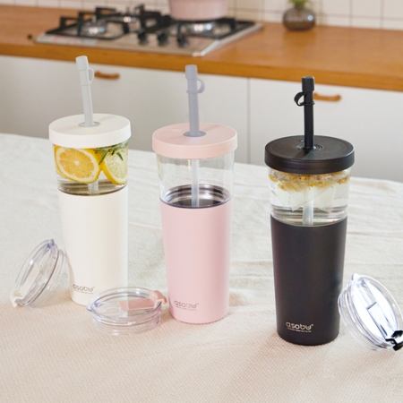 아소부 2in1 텀블러 마리나 845ml #2