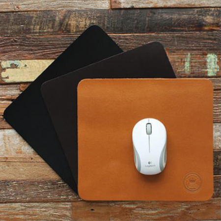 테드 천연가죽 마우스패드 (소) #2