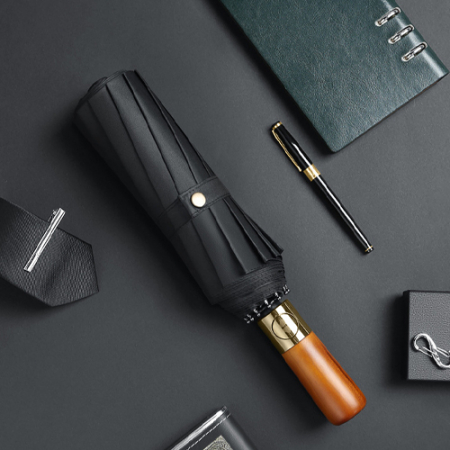 그루브 12k 우드 손잡이 3단 완전 자동우산 #3