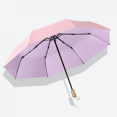 크레용 우드 / 8K 투톤 수동 양우산 #4