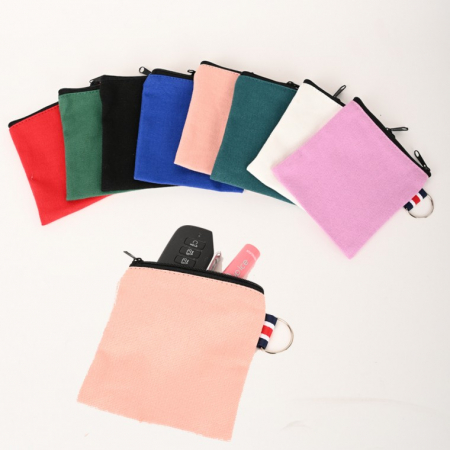 비비드 사각파우치 심플 미니지갑 화장품 미니파우치 여성용품 미니파우치 가방속 미니파우치 파우치 #4