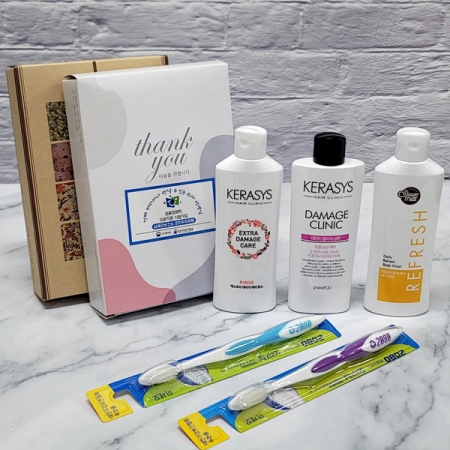 바디워시 샴푸 린스 칫솔 2080 케라시스 선물세트 5종 #2