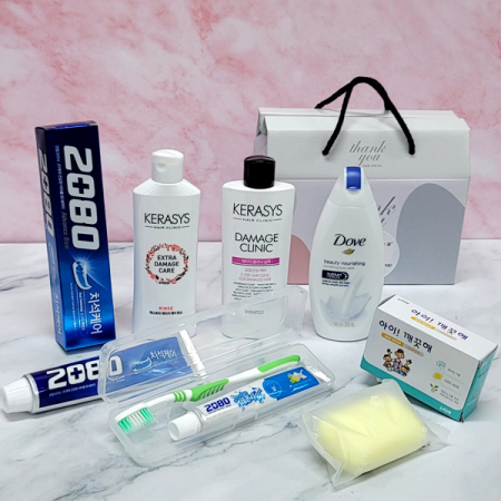 아이깨끗해 비누 치약 칫솔 바디워시 샴푸 린스 케라시스 선물세트 9종 #2