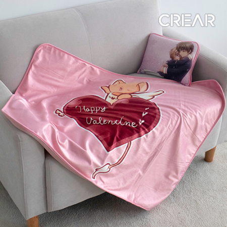 DTP 전사 벨벳 쿠션담요 주문제작형 #2