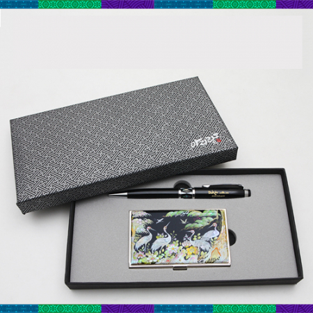 다올 나전자개 명함케이스 + 자개볼펜 SET #2
