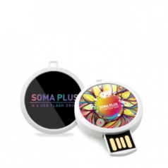 다올 소마플러스 화이트 원형 USB 메모리