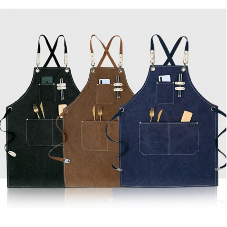 캔버스 앞치마 카페 공방 바리스타 #2