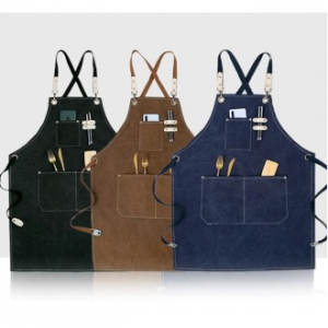 캔버스 앞치마 카페 공방 바리스타