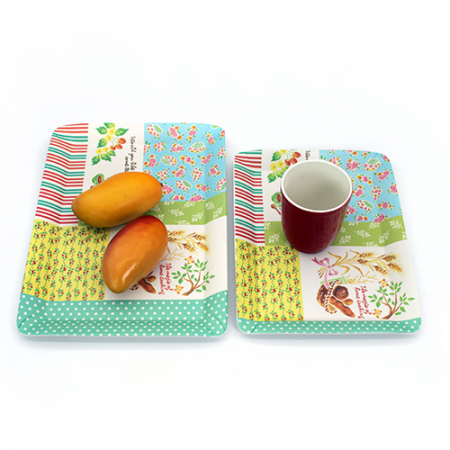 무광 멜라민 예스쟁반 홈 3P #4