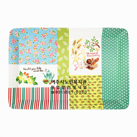 무광 멜라민 예스쟁반 홈 3P #3