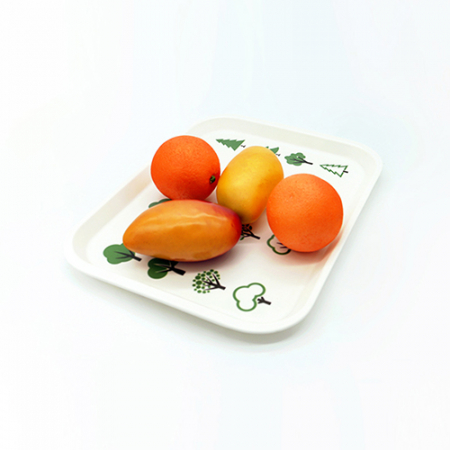 무광멜라민 사각쟁반 수목 3P #4