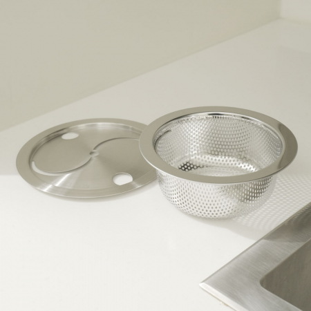 국가스뎅 국산 올스텐 304 싱크대 배수구망 + 커버 #5