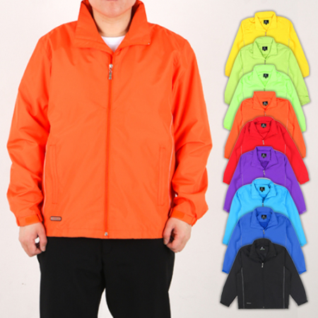 후드 내장 베이직 바람막이 자켓, 남성 여성 바람막이 자켓 #2