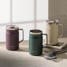 락앤락 4282 메트로 머그 텀블러 600ml 스윙형캡, 사일런스 스토퍼형 4색