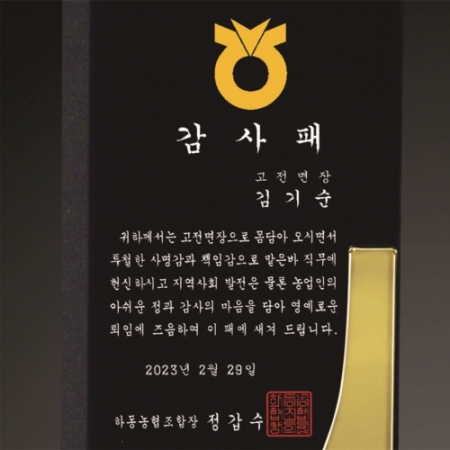 크리스탈 상패193 #4