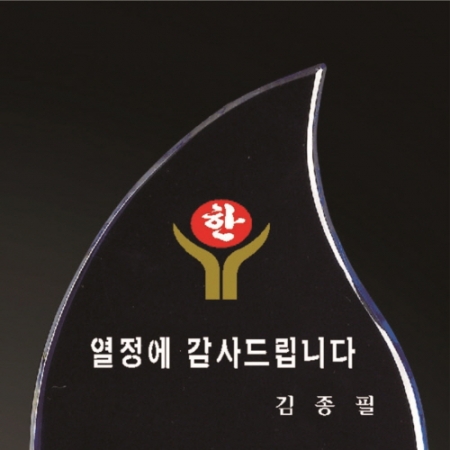금문양 크리스탈 상패30 #3