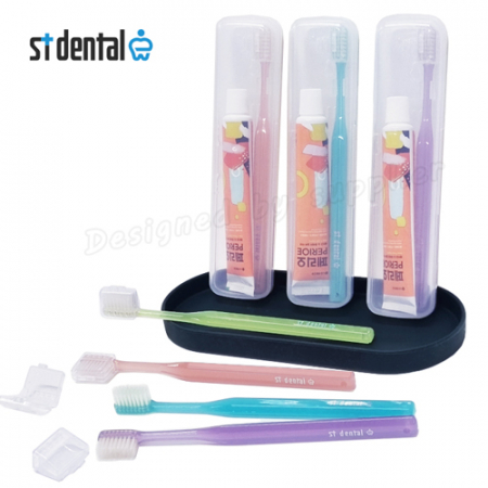 ST엠보싱_미세모+페리오_칫솔치약_1호/여행용세트 #2