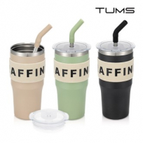 텀스 라피네 스텐스트로우 빨대텀블러 700ml-전용 밴드홀더 포함