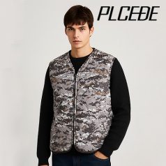 플씨드 밀리터리 조끼 깔깔이