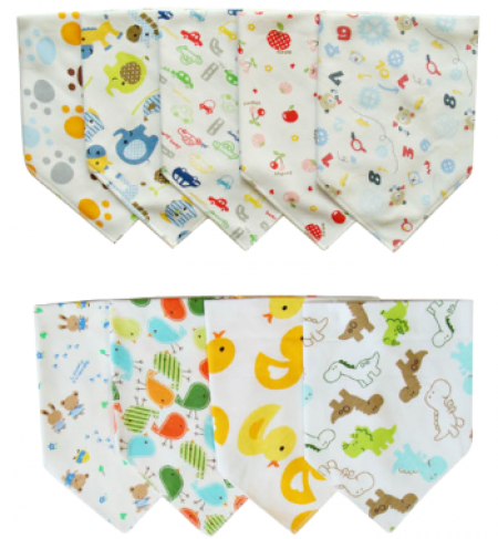 동물원 스카프빕, 어린이 손수건, 유아 스카프빕, 턱받이 #2