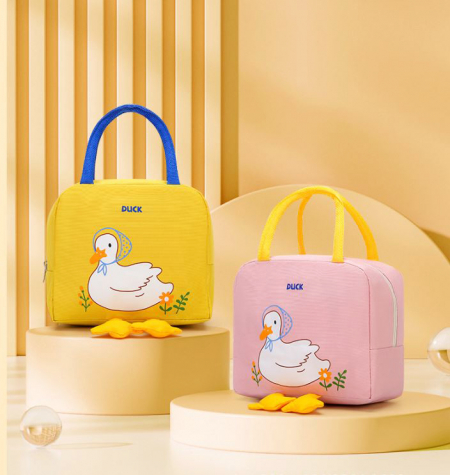 오리 보온보냉백 오리 소풍가방 캐릭터 보온보냉 아이 소풍 보냉백 #3