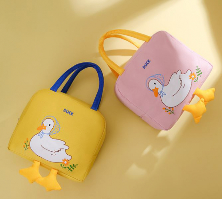 오리 보온보냉백 오리 소풍가방 캐릭터 보온보냉 아이 소풍 보냉백 #2