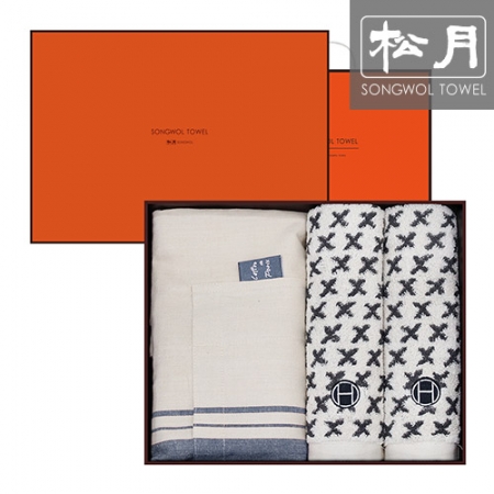 송월 레떼드파리 앞치마 1P + 호텔컬렉션 엑스 고리수건 34 2P #2