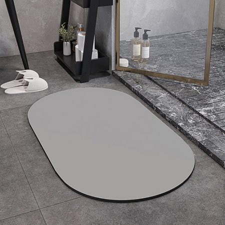 생활더봄 무지 미끄럼방지 빨아쓰는 규조토 욕실 주방 발매트 타원 직사각형 5 color #2