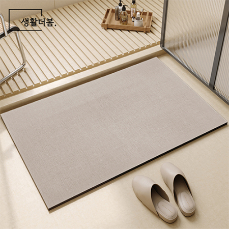 생활더봄 패턴 미끄럼방지 빨아쓰는 규조토 욕실 주방 발매트 6종 #7