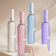 하이퍼 24K 3단 자동 암막 우양산 ( UPF50 + )