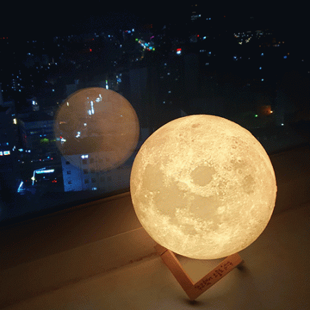 집자랑 리모컨 달무드등 3색 10cm // 원목받침대 각인가능 #3