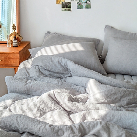 린넨 시어서커 여름 이불세크, 퓨어워싱 100수 알러지 케어 사계절 이불 세트 #4