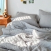 작은이미지: 린넨 시어서커 여름 이불세크, 퓨어워싱 100수 알러지 케어 사계절 이불 세트 #4