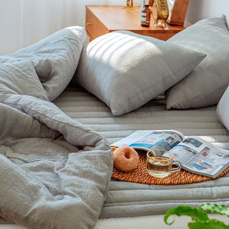 린넨 시어서커 여름 이불세크, 퓨어워싱 100수 알러지 케어 사계절 이불 세트 #3