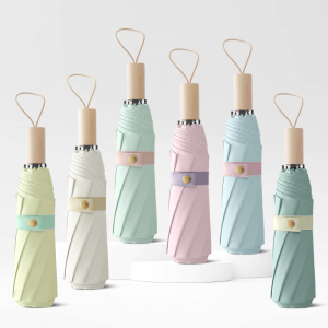 레일라 8K 3단 수동 양우산 (UV 자외선 차단 UPF50+/칼라암막/우드 손잡이)