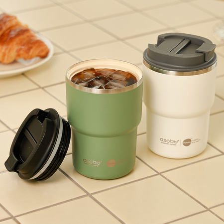 아소부 세라믹 커피 익스프레스 진공 텀블러 360ml #2